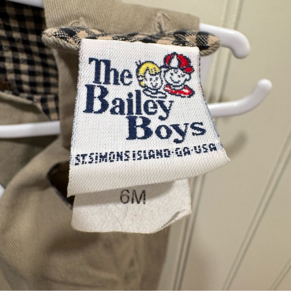 Bailey Boys Lion and Camping theme shortall - 6 month - REVERSIBLE - TWO IN ONE - Picture 3 of 7